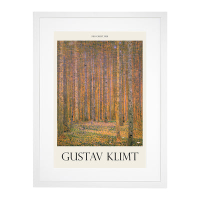 Fir Tree Forest Print By Gustav Klimt