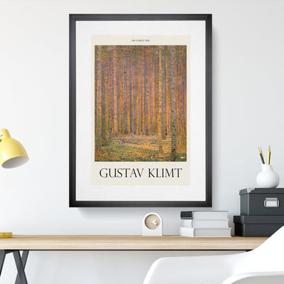 Fir Tree Forest Print By Gustav Klimt