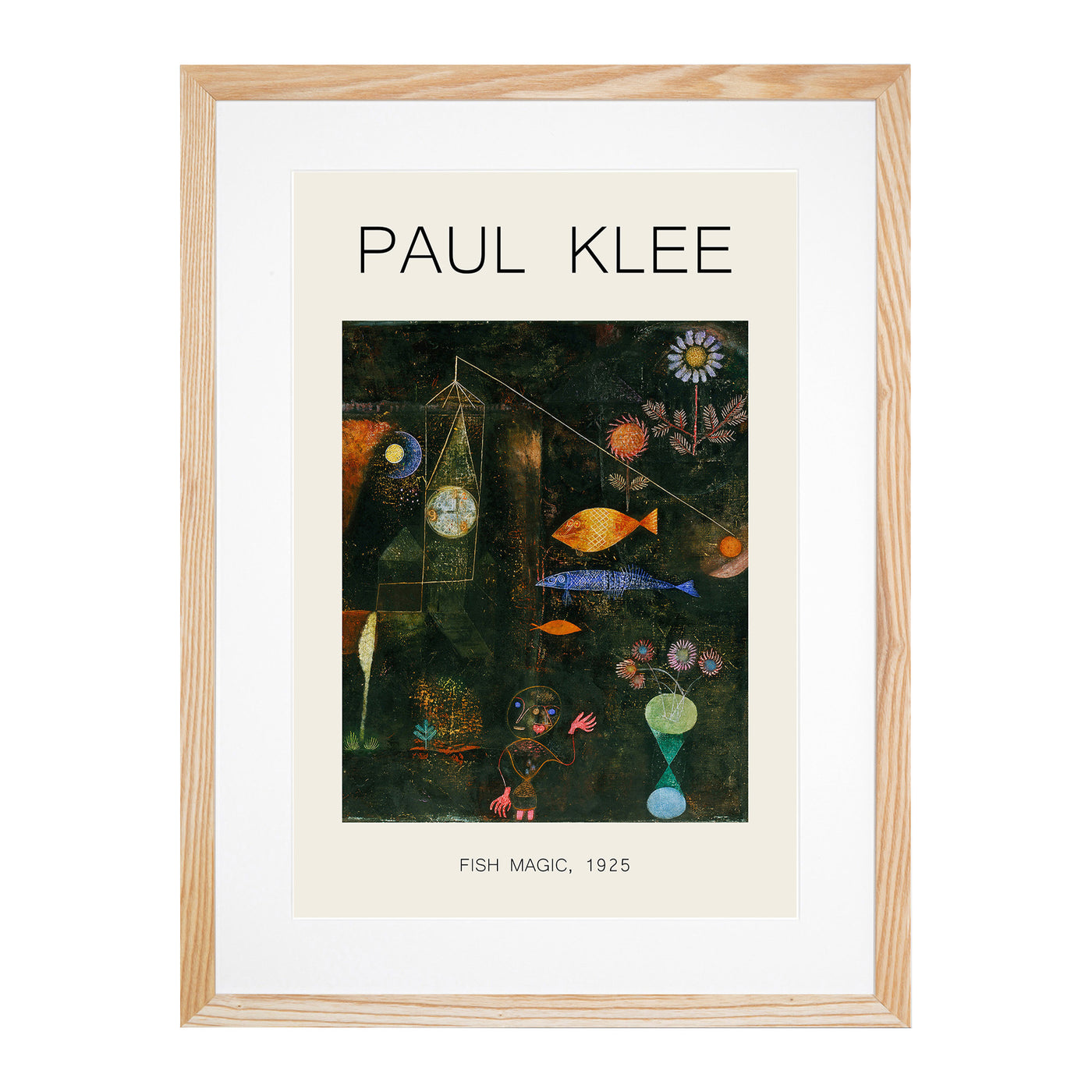 Fish Magic Print By Paul Klee