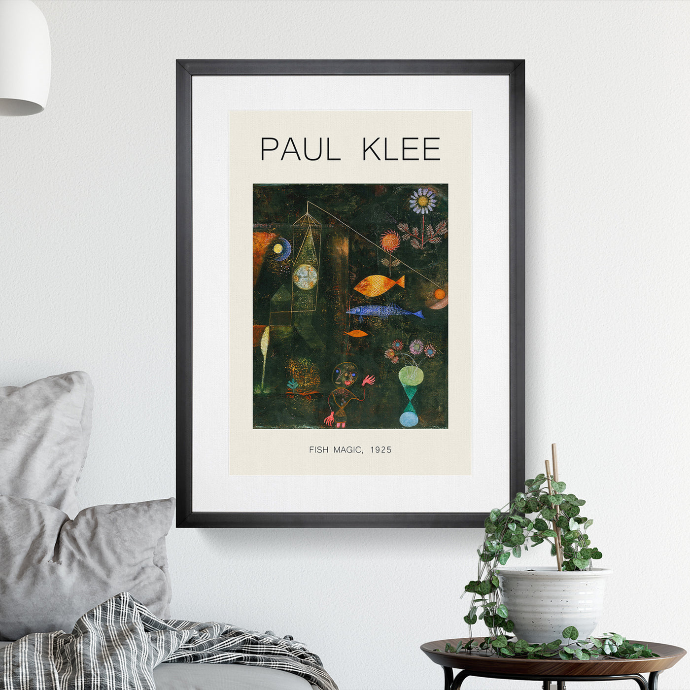 Fish Magic Print By Paul Klee