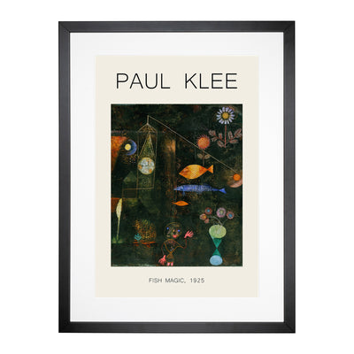 Fish Magic Print By Paul Klee Framed Print Main Image