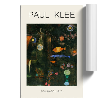 Fish Magic Print By Paul Klee