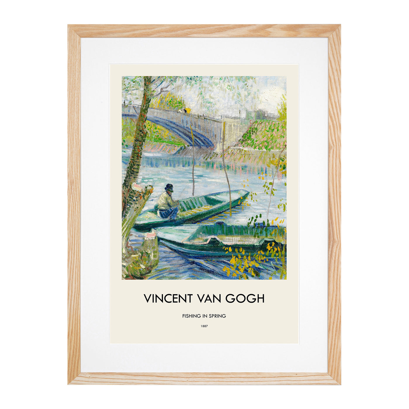 Fishing In Spring Print By Vincent Van Gogh