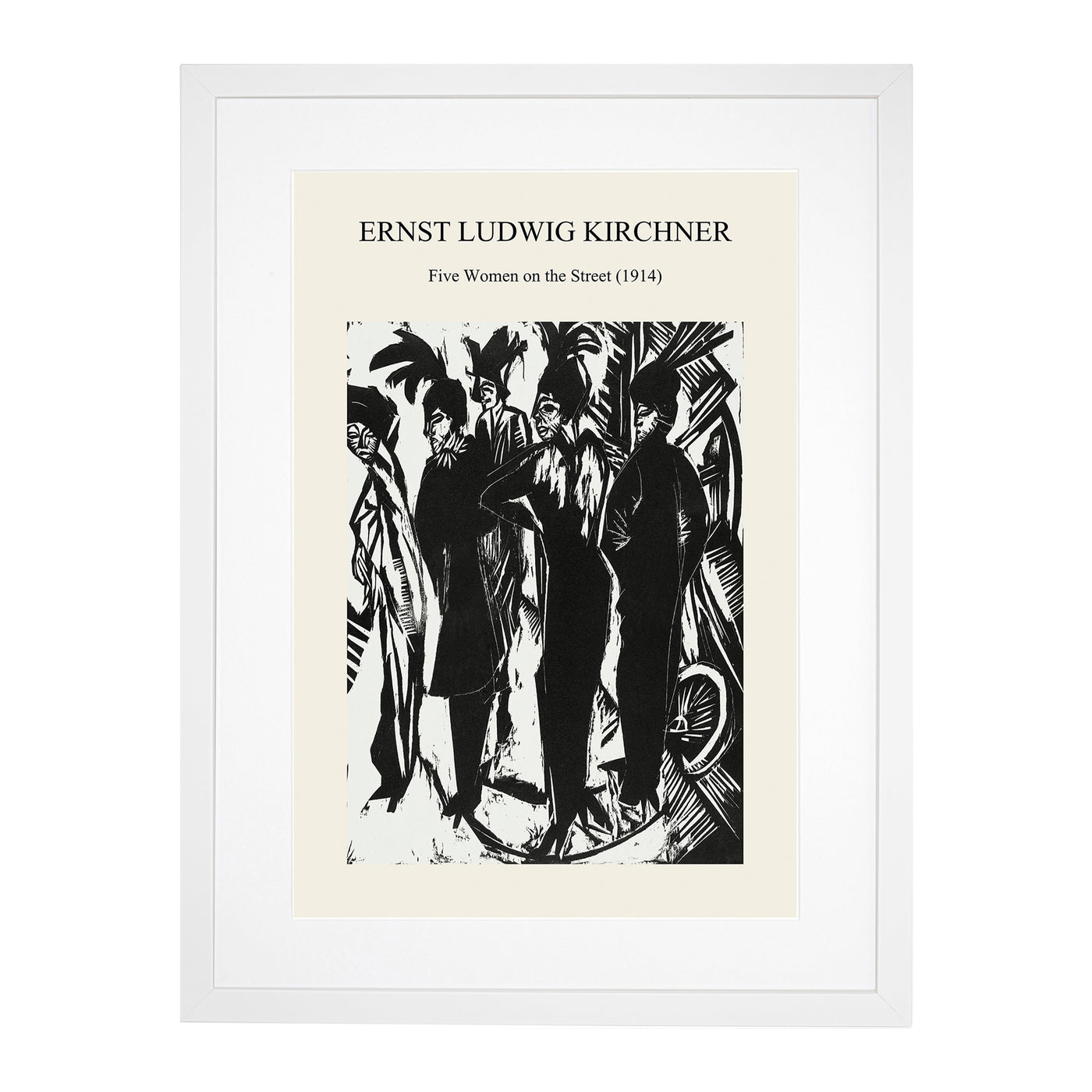 Five Women Print By Ernst Ludwig Kirchner