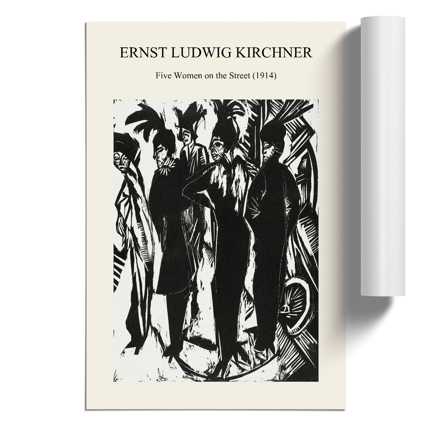 Five Women Print By Ernst Ludwig Kirchner