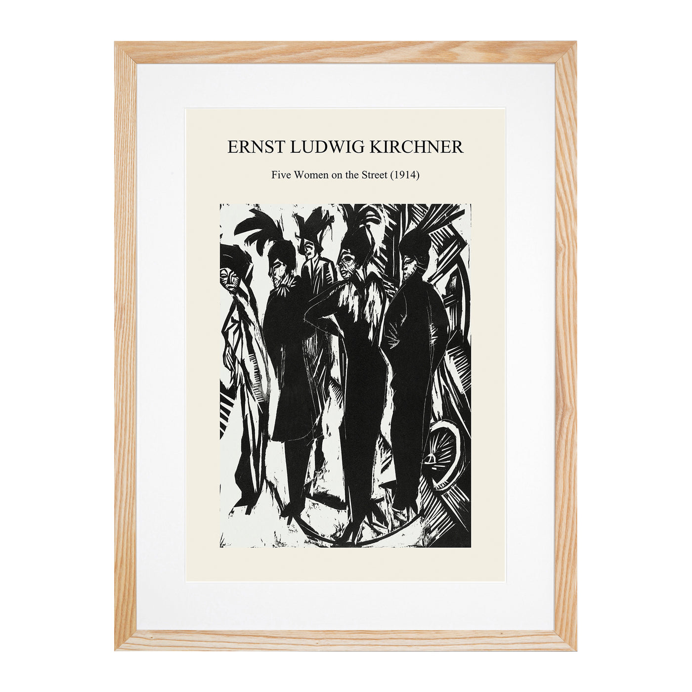 Five Women Print By Ernst Ludwig Kirchner