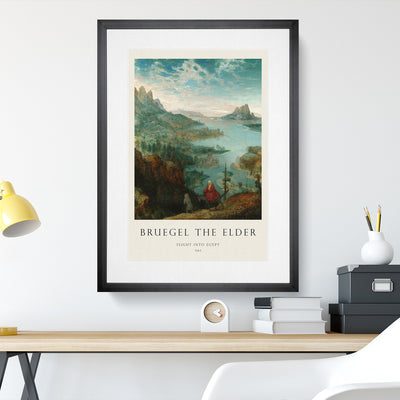 Flight To Egypt Print By Pieter Bruegel The Elder