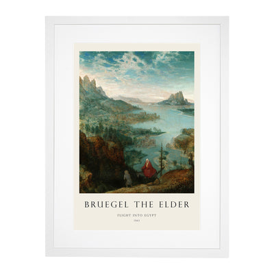 Flight To Egypt Print By Pieter Bruegel The Elder