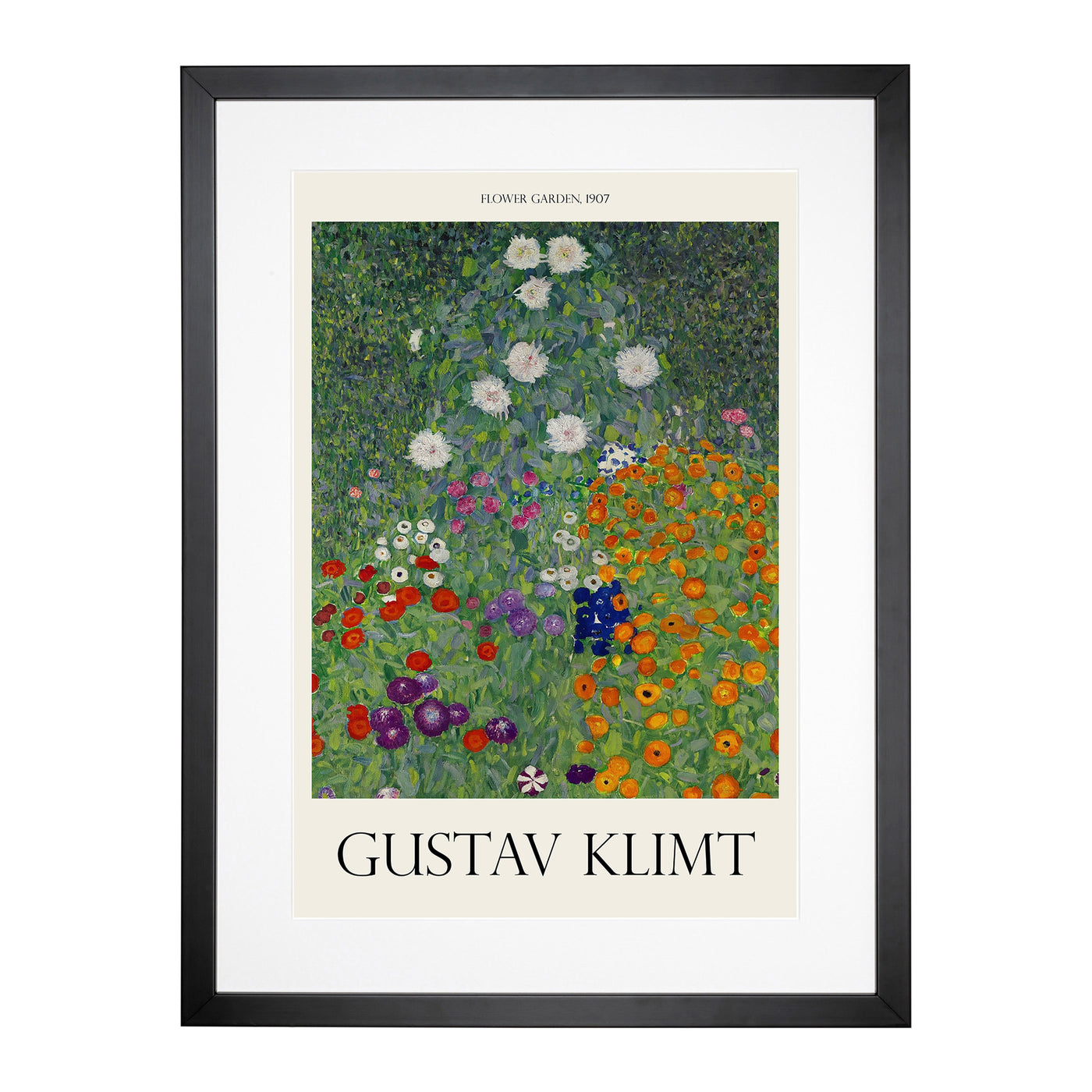 Flower Garden Vol.2 Print By Gustav Klimt Framed Print Main Image