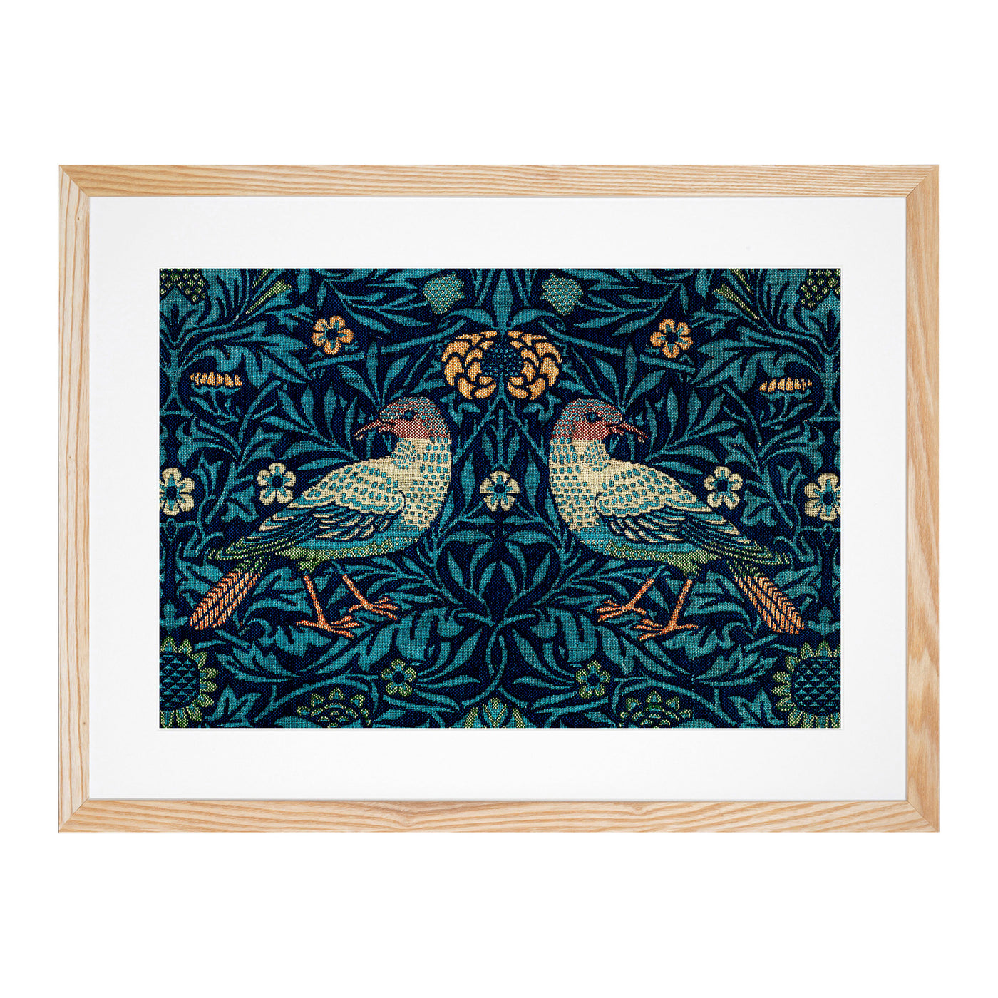 Flowers & Birds Pattern By William Morris