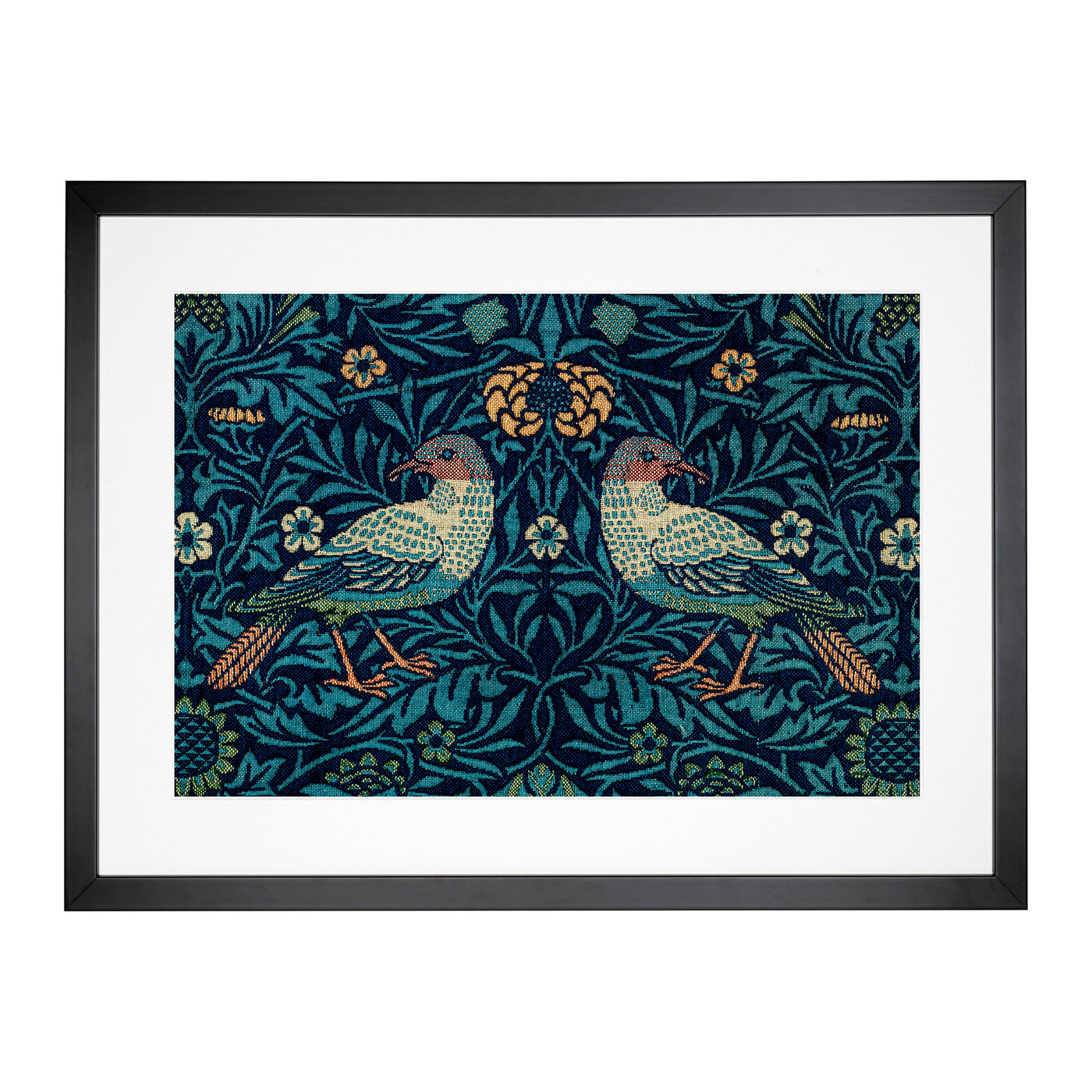 Flowers & Birds Pattern By William Morris