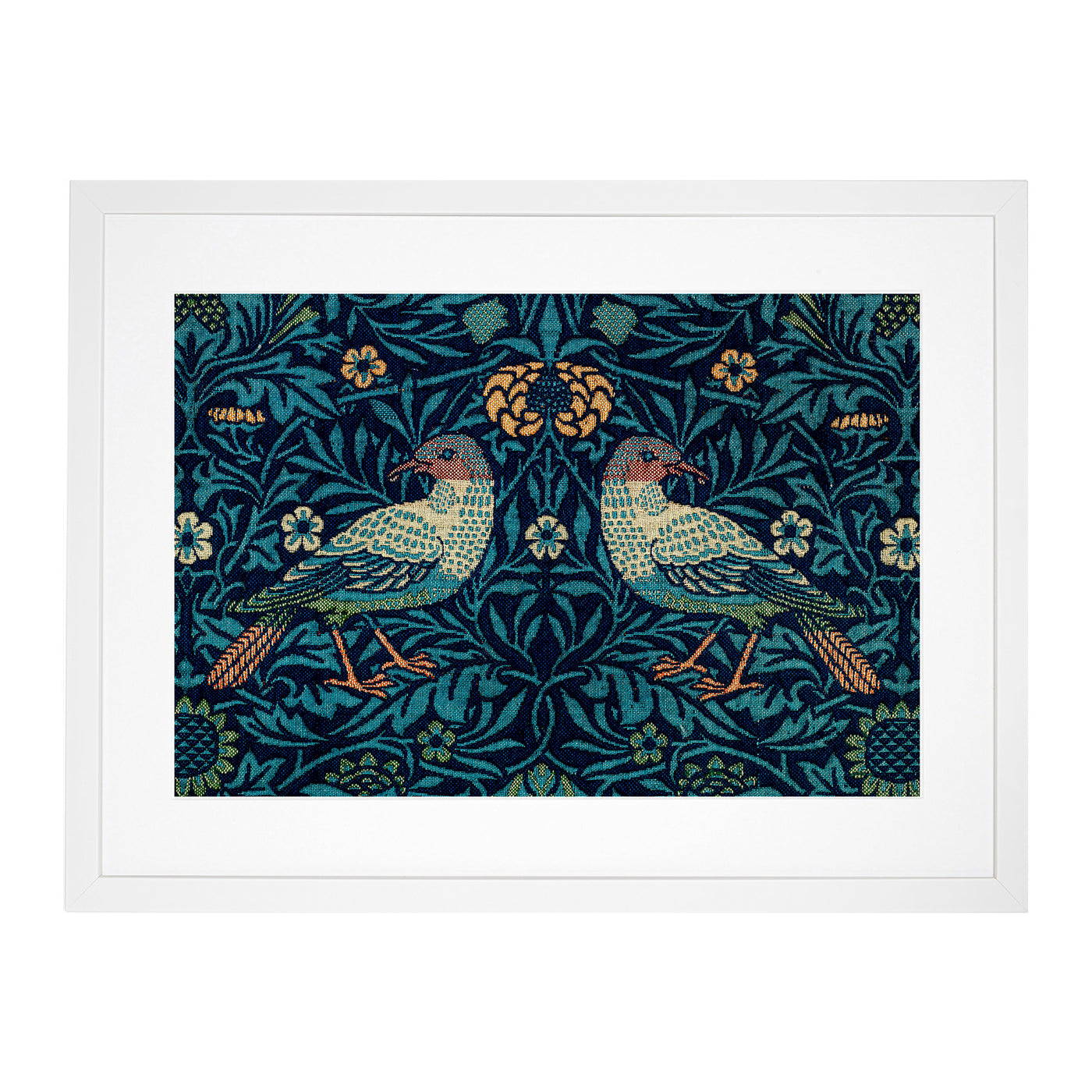 Flowers & Birds Pattern By William Morris