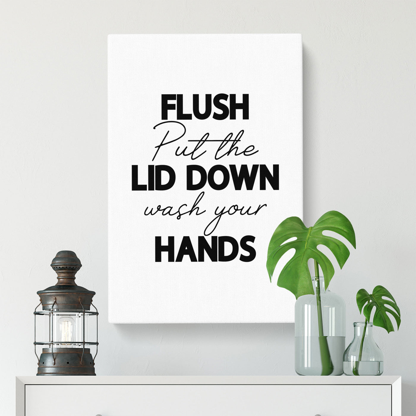 Flush Put The Lid Down Wash Your Hands V2