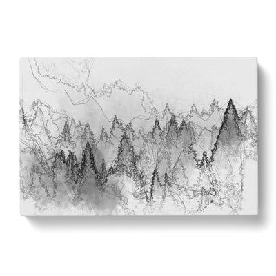 Forest Mist In Abstract Canvas Print Main Image