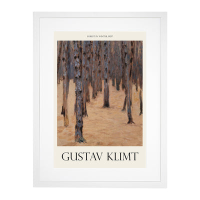 Forest Print By Gustav Klimt