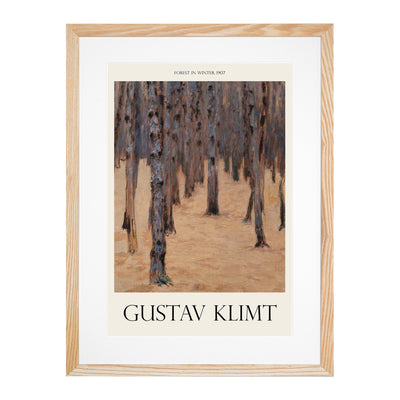 Forest Print By Gustav Klimt