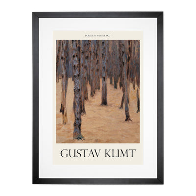 Forest Print By Gustav Klimt Framed Print Main Image