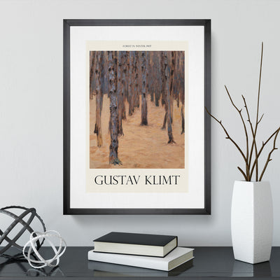 Forest Print By Gustav Klimt