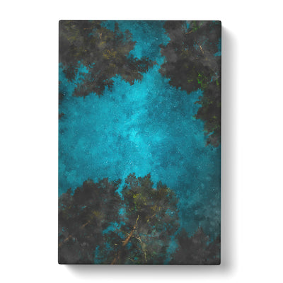 Forest Stars In Germany Painting Canvas Print Main Image
