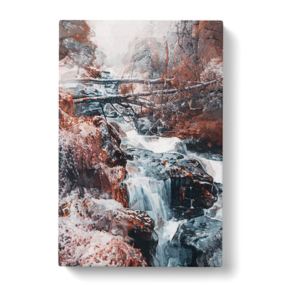Forest In Norway In Abstract Canvas Print Main Image