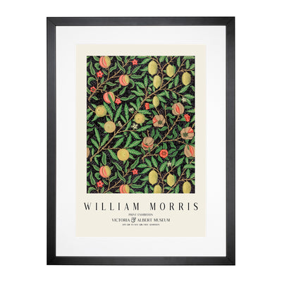 Fruit Print By William Morris Framed Print Main Image