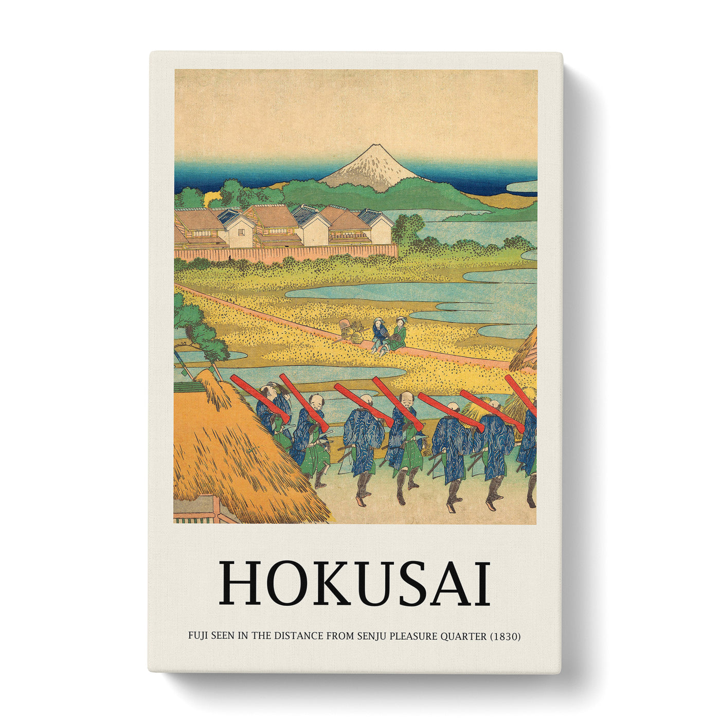 Fuji Seen In The Distance Print By Katsushika Hokusai Canvas Print Main Image