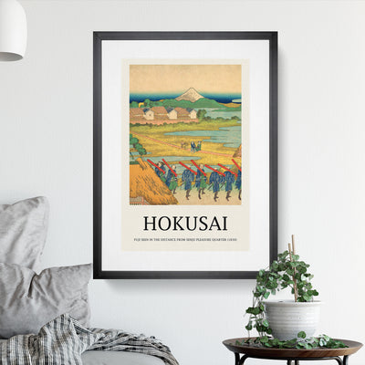 Fuji Seen In The Distance Print By Katsushika Hokusai