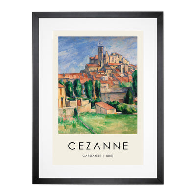 Gardanne Vol.2 Print By Paul Cezanne Framed Print Main Image