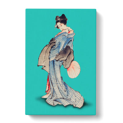 Geisha By Hokusai Canvas Print Main Image