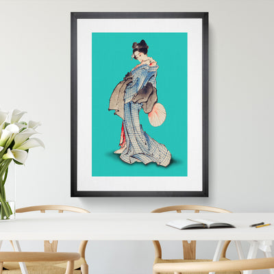 Geisha By Hokusai
