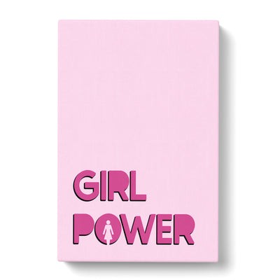 Girl Power Typography Canvas Print Main Image