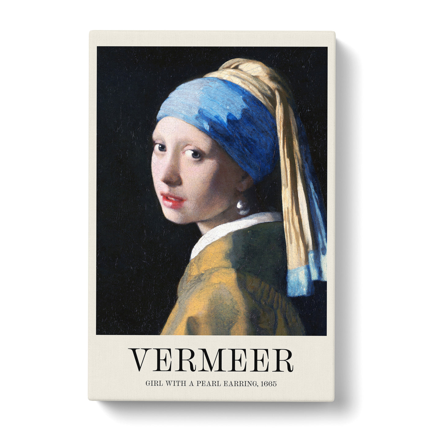 Girl With A Pearl Earring Print By Johannes Vermeer Canvas Print Main Image