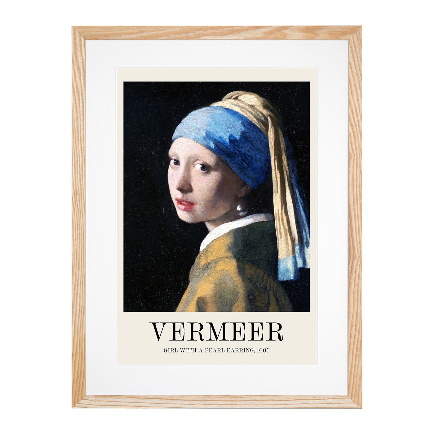 Girl With A Pearl Earring Print By Johannes Vermeer