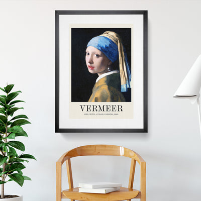 Girl With A Pearl Earring Print By Johannes Vermeer