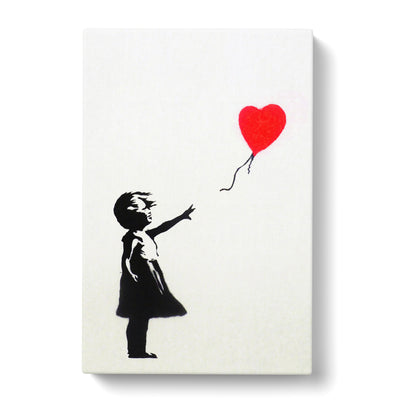 Girl With Red Balloon Canvas Print Main Image