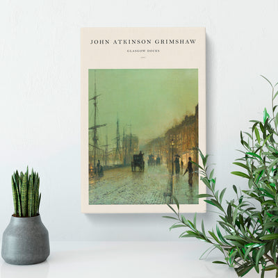 Glasgow Docks Print By John Atkinson Grimshaw
