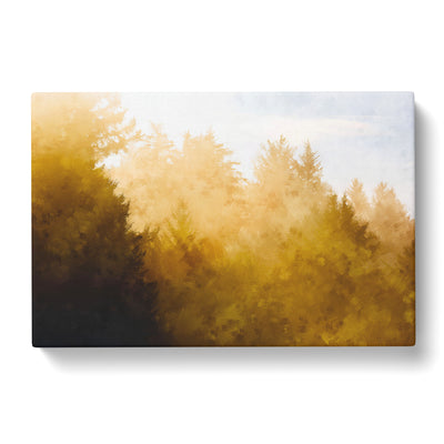 Gold Forest Painting Canvas Print Main Image
