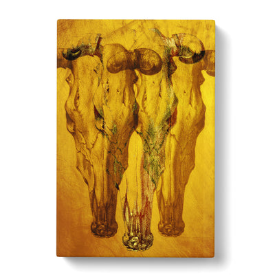 Gold Shade Of Skulls Canvas Print Main Image