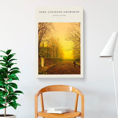 Golden Autumn Print By John Atkinson Grimshaw