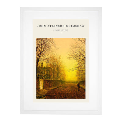 Golden Autumn Print By John Atkinson Grimshaw