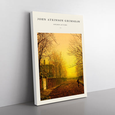 Golden Autumn Print By John Atkinson Grimshaw