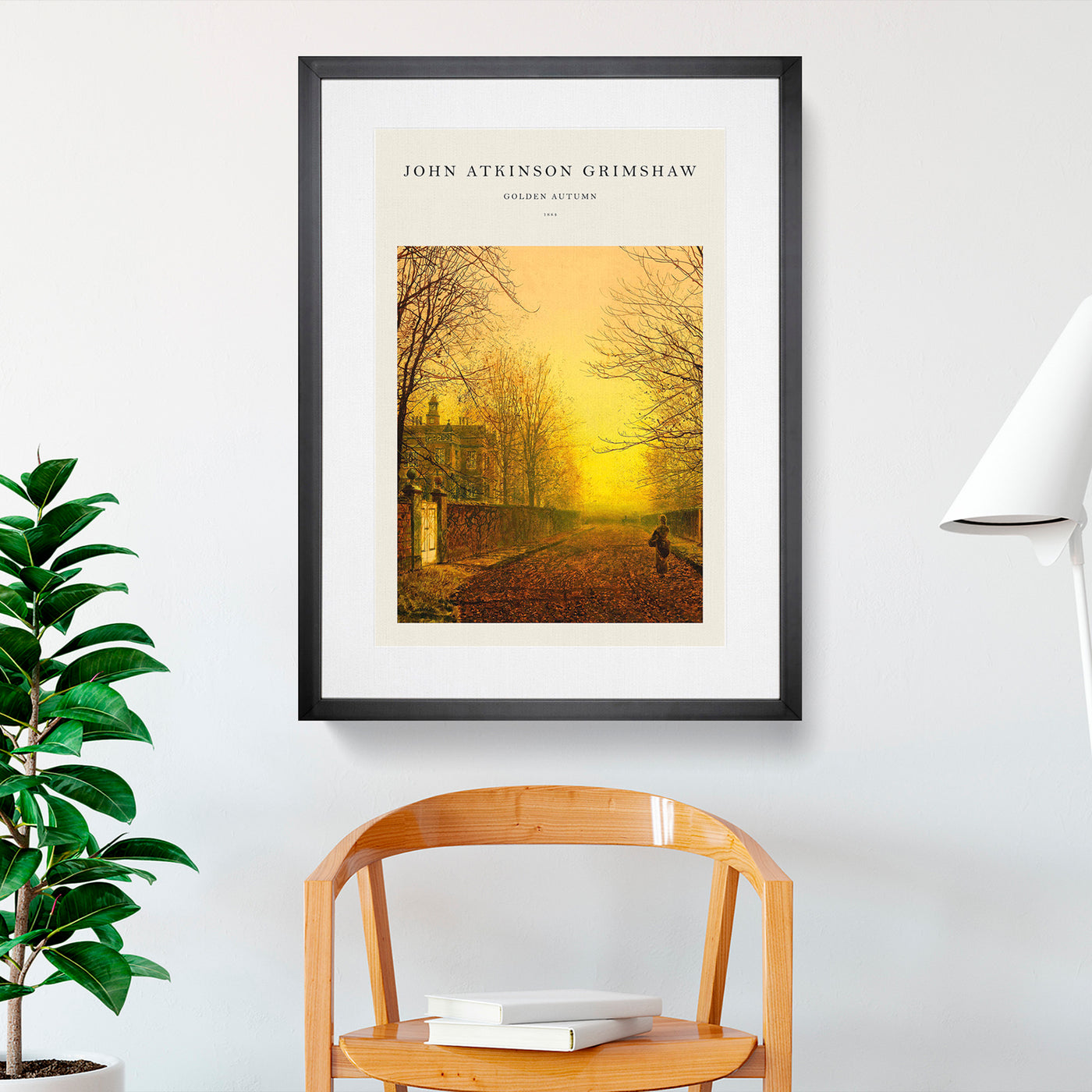 Golden Autumn Print By John Atkinson Grimshaw