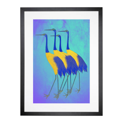 Golden Cranes Framed Print Main Image