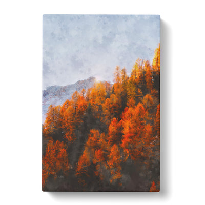 Golden Forest In Italy Painting Canvas Print Main Image
