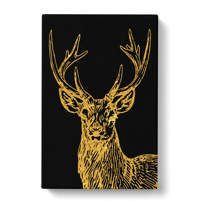 Golden Stag Canvas Print Main Image