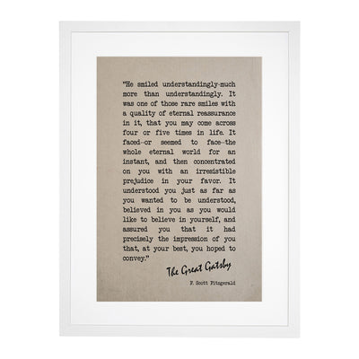 Great Gatsby Quote F. Scott Fitzgerald