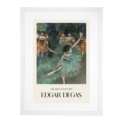 Green Ballet Ballerina Dancers Print By Edgar Degas