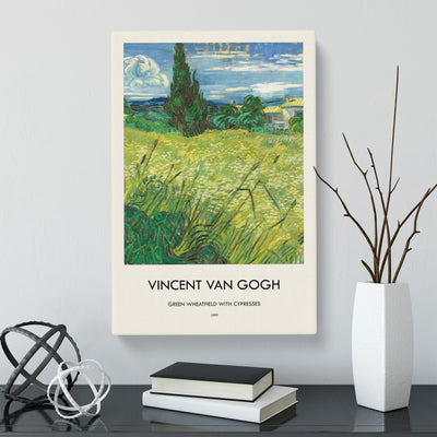 Green Field Print By Vincent Van Gogh