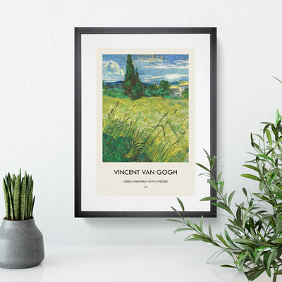 Green Field Print By Vincent Van Gogh