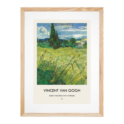 Green Field Print By Vincent Van Gogh